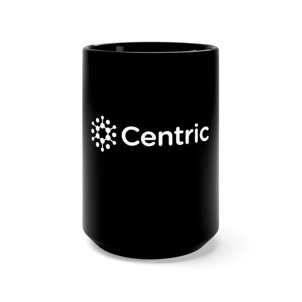 Centric Logo - Black Mug 15oz