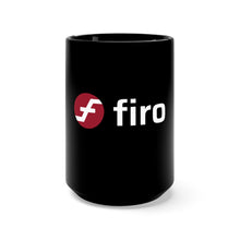 Load image into Gallery viewer, Firo Logo - Black Mug 15oz
